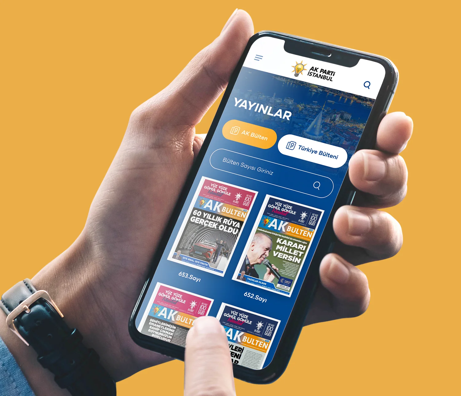 AK Parti Istanbul Provincial Branch Web Platform - Görsel 1