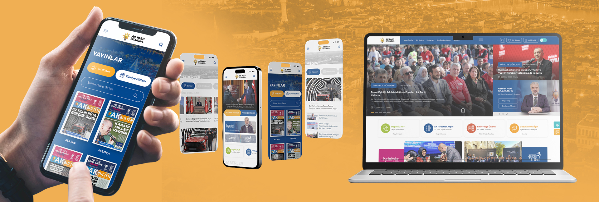 AK Parti İstanbul İl Başkanlığı Web Platformu