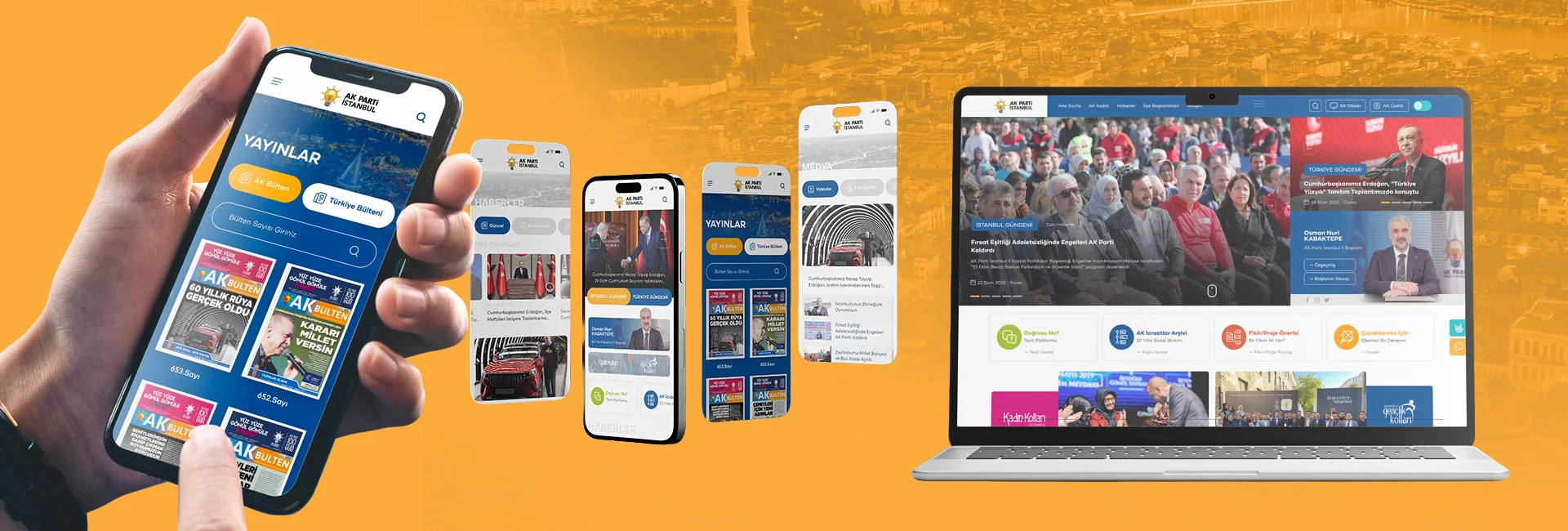 AK Parti Istanbul Provincial Branch Web Platform