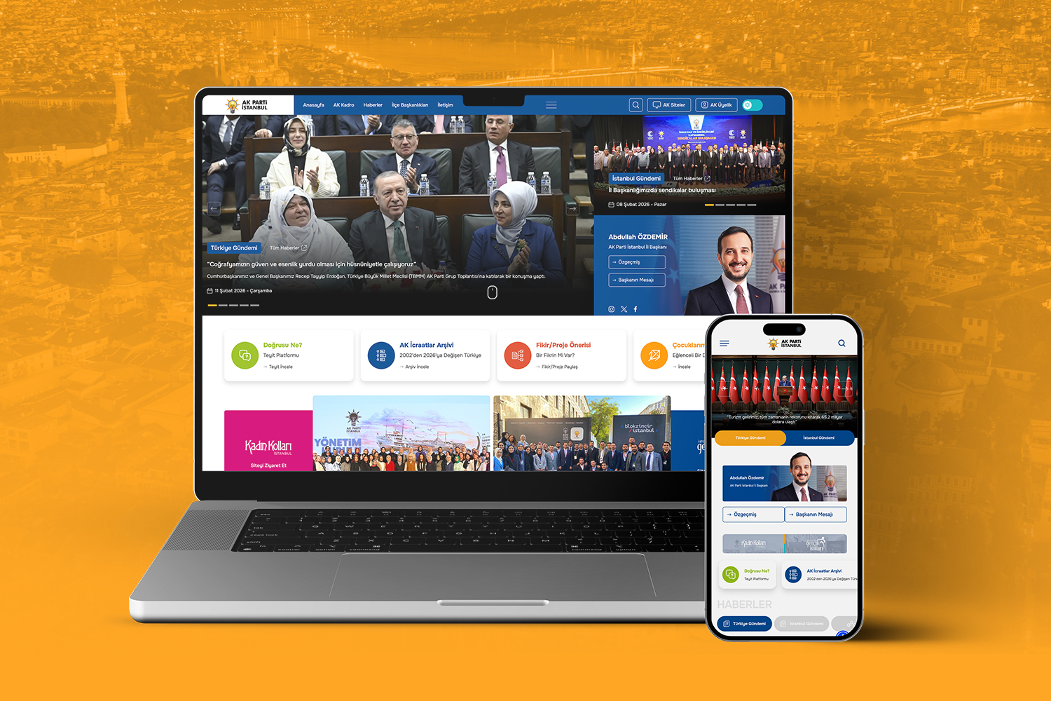 AK Parti Istanbul Provincial Branch Web Platform
