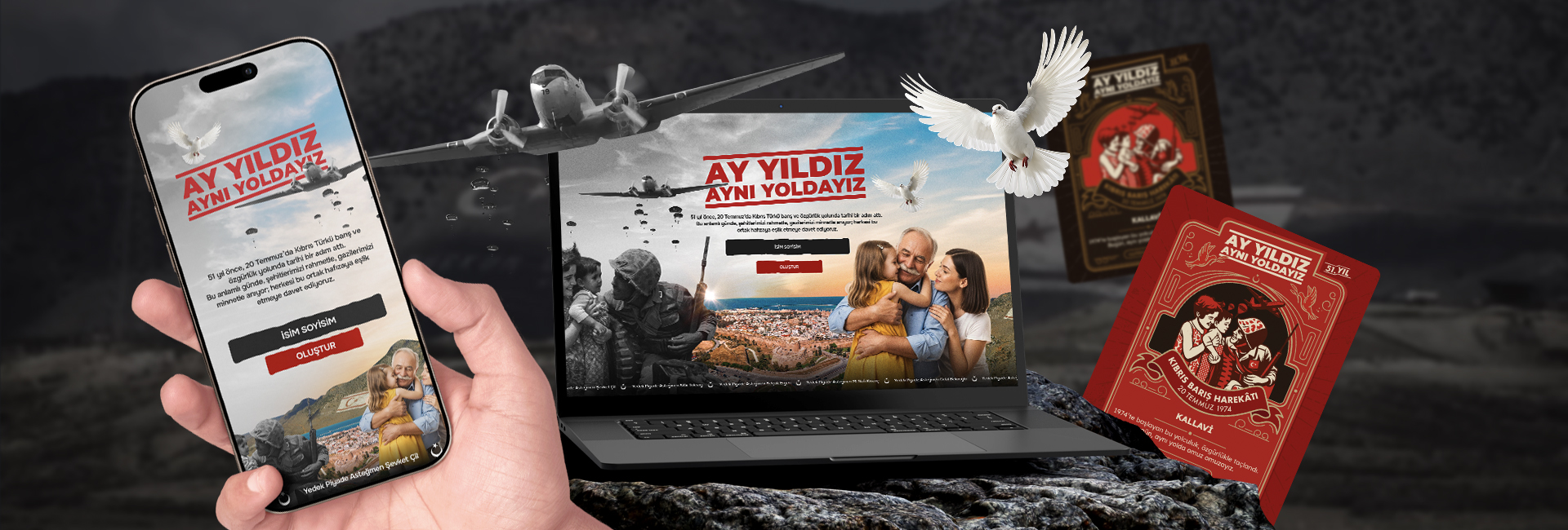 Crescent and Star, We Are on the Same Path