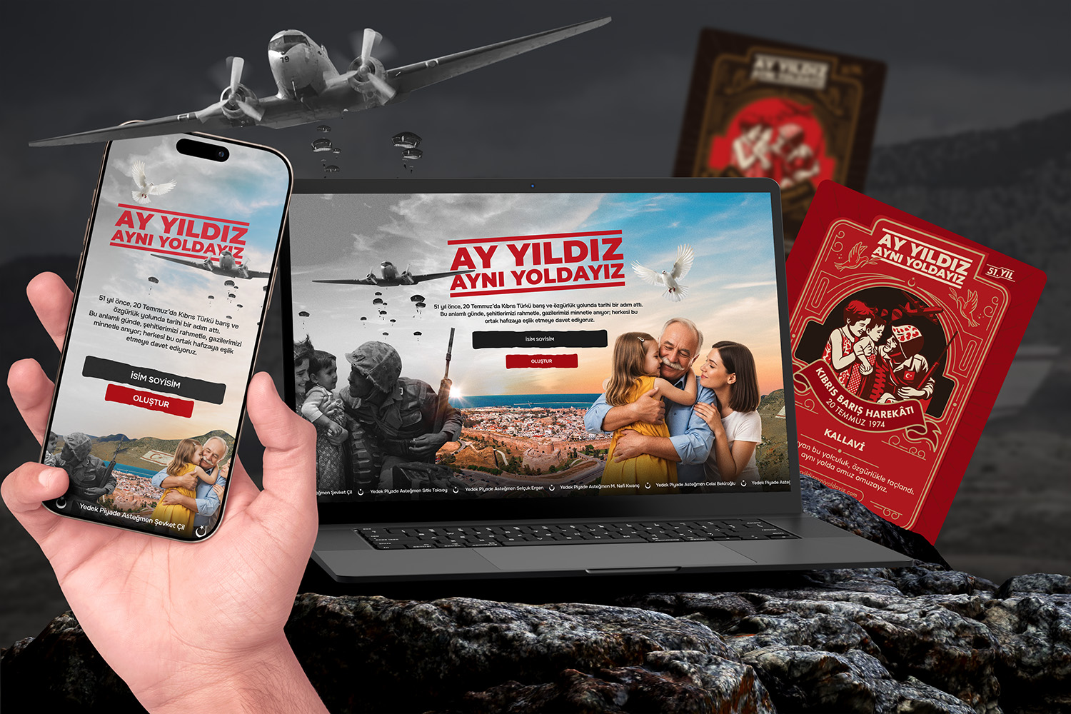 Crescent and Star, We Are on the Same Path