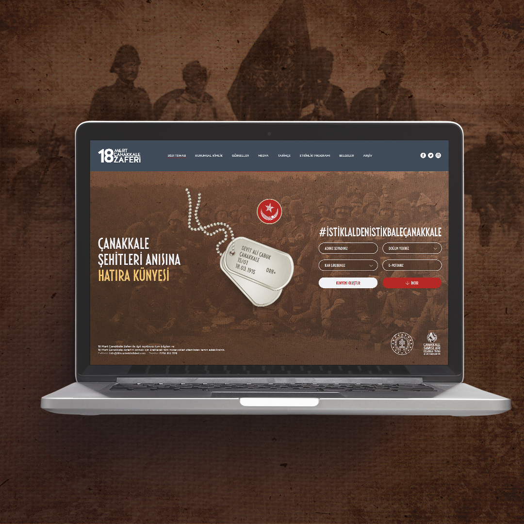 March 18 Gallipoli Martyrs Memorial Dog Tag - Görsel 3