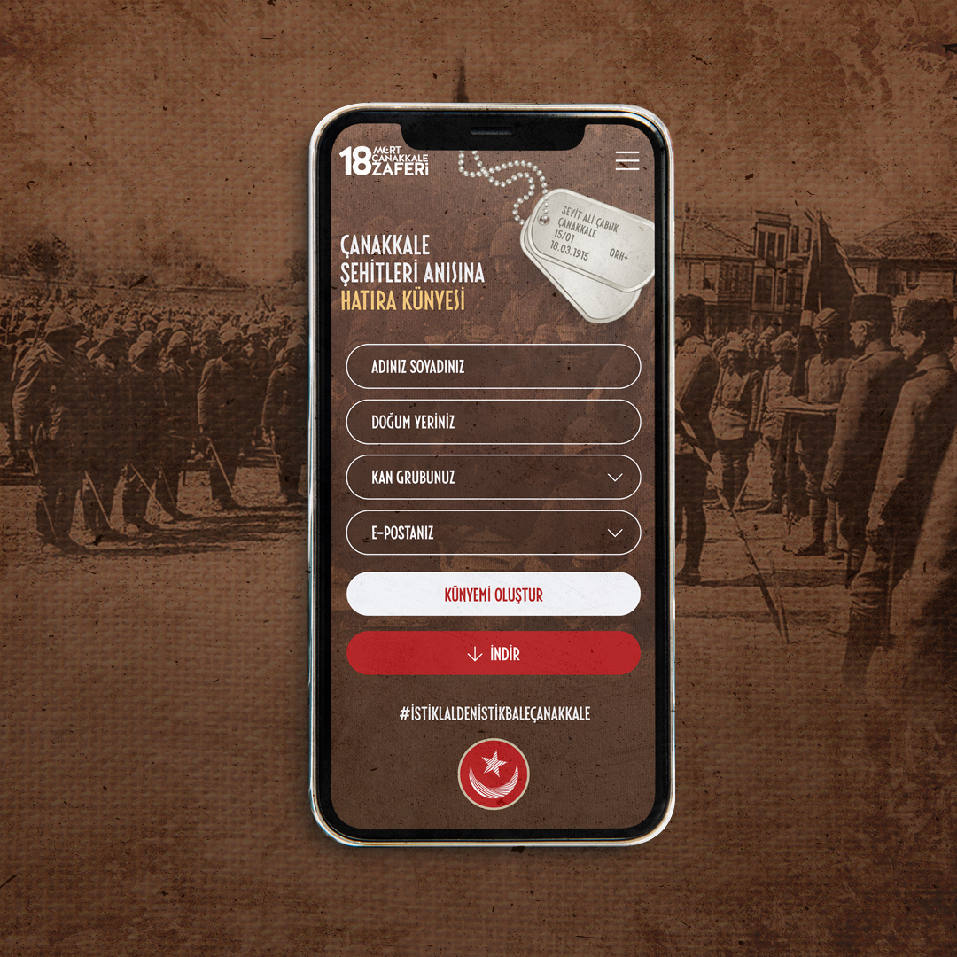 March 18 Gallipoli Martyrs Memorial Dog Tag - Görsel 1