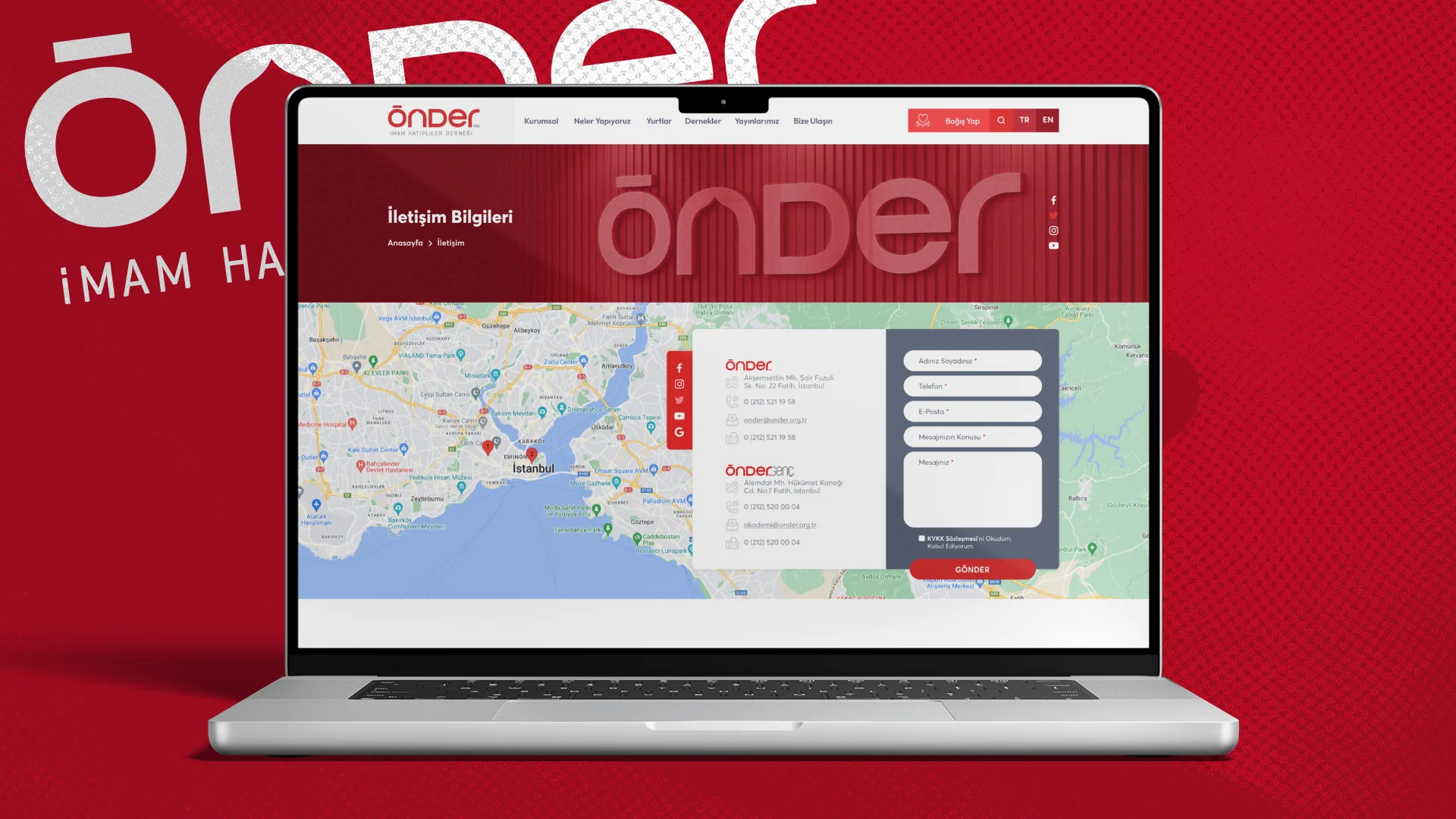 İmam Hatipliler Derneği Web Platformu - Görsel 1